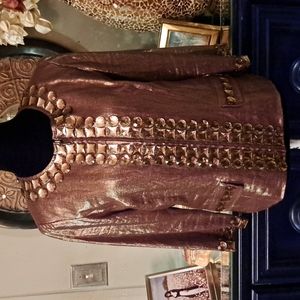 Beautiful Berer brown metallic jacket